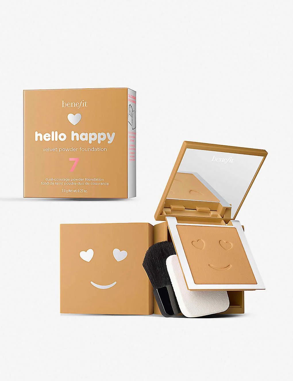 Benefit Hello Happy Velvet Powder Foundation 7g - Image 8