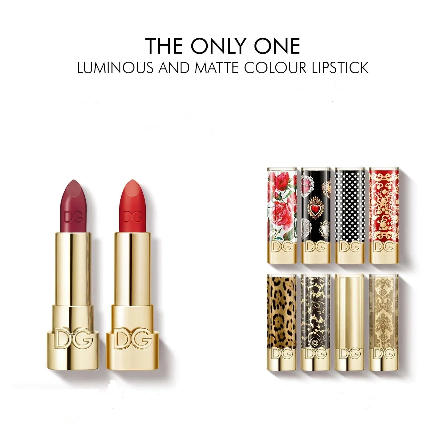 Dolce & Gabbana The Only One Luminous Lipstick + 1 Free Lipstick Cap - Image 2