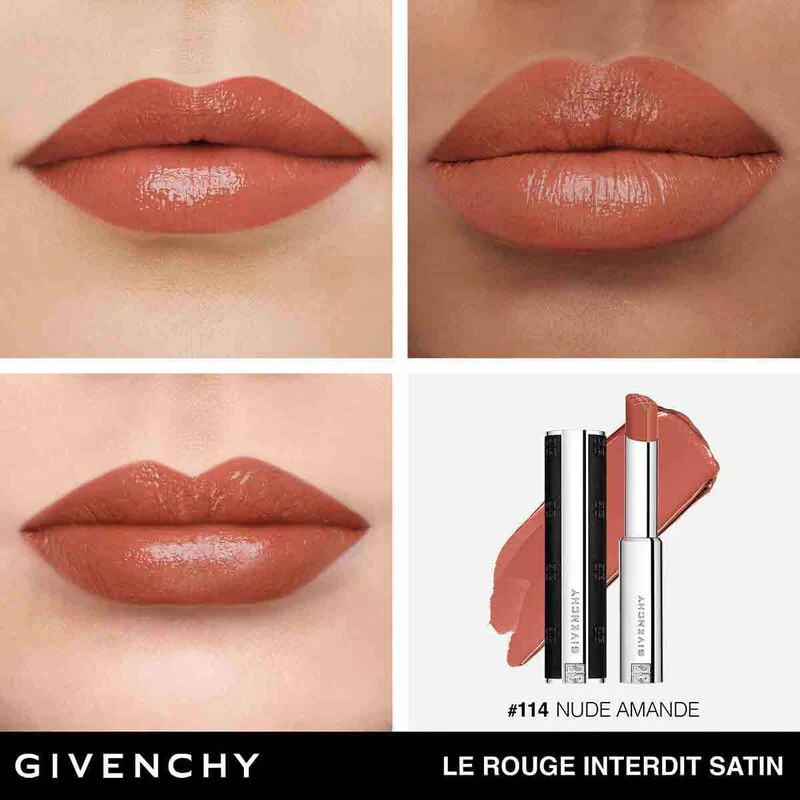 Givenchy Le Rouge Interdit Satin Lipstick 2.7g - Image 2