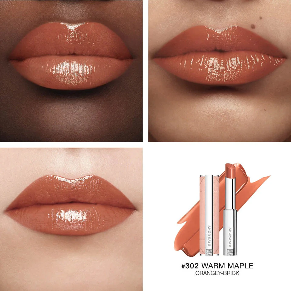 Givenchy Rose Perfecto Shine Serum Lipstick 3.2g - Image 4