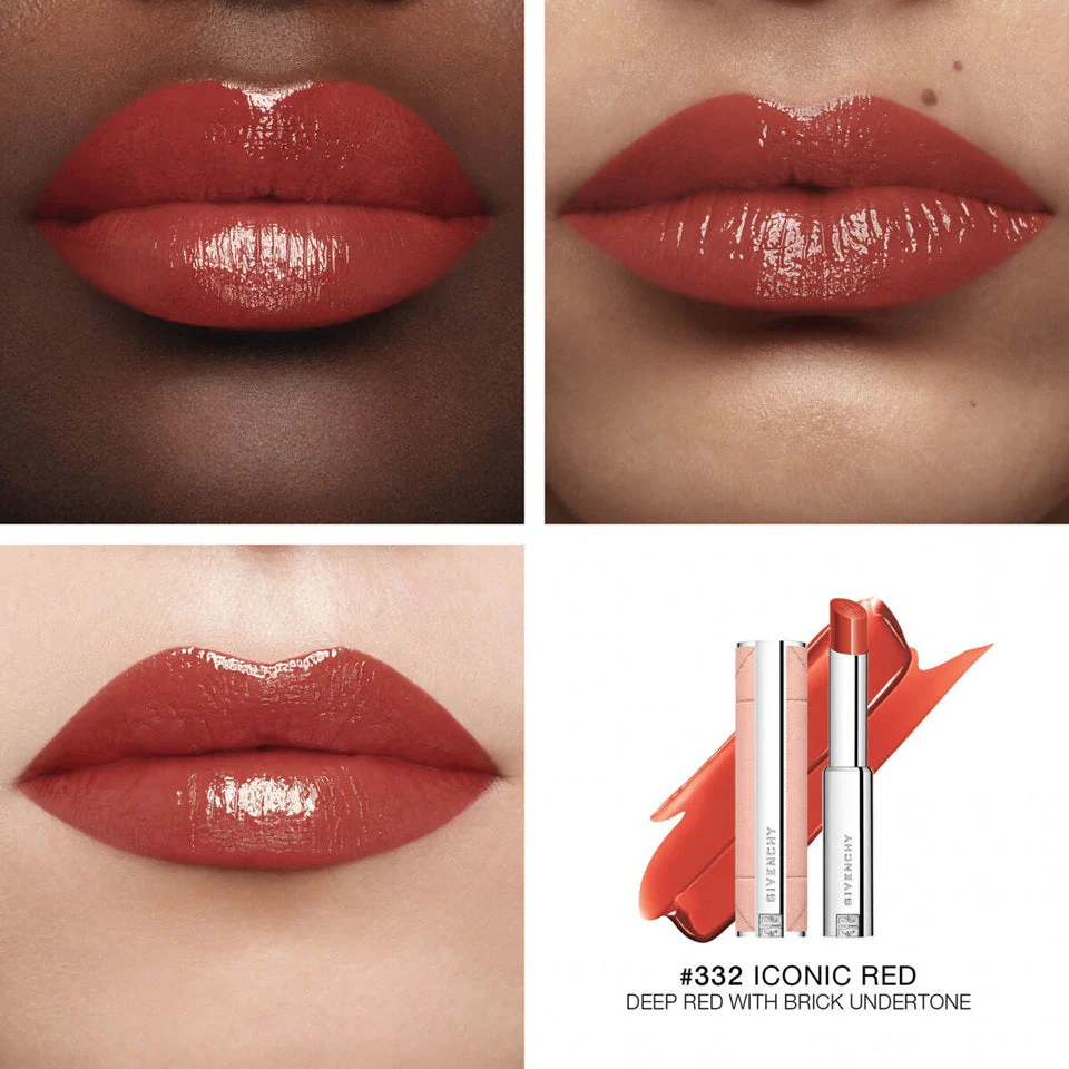 Givenchy Rose Perfecto Shine Serum Lipstick 3.2g - Image 7