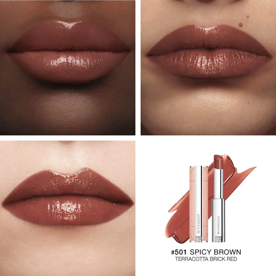 Givenchy Rose Perfecto Shine Serum Lipstick 3.2g - Image 9